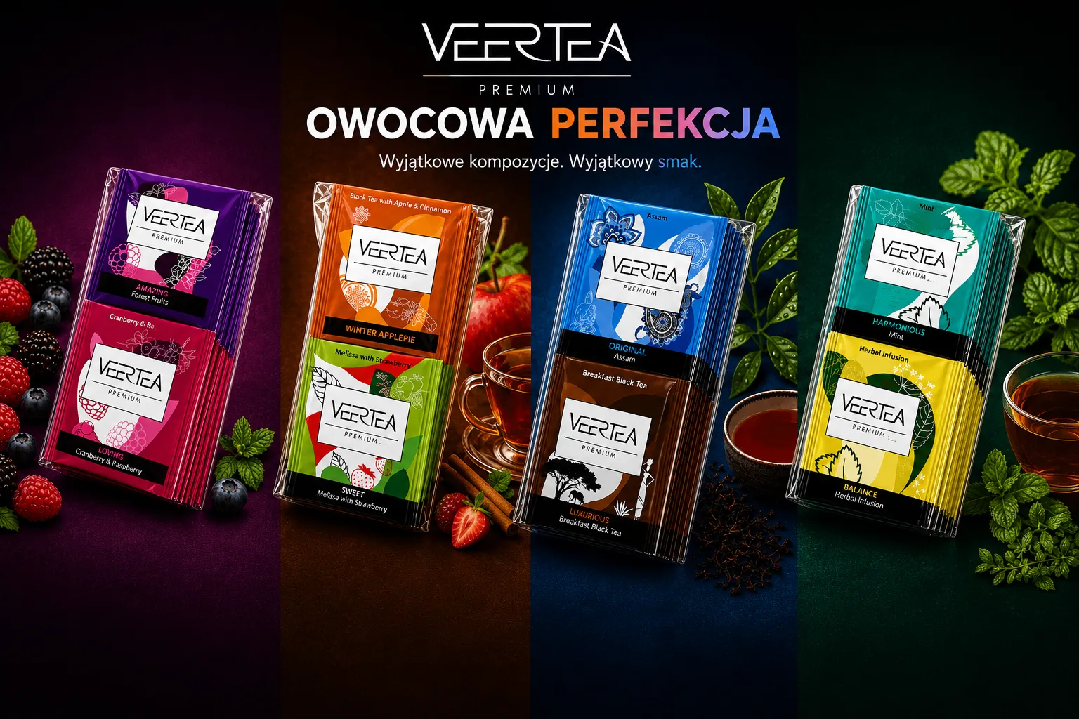 Zestaw herbat  Veertea 30 kopert
